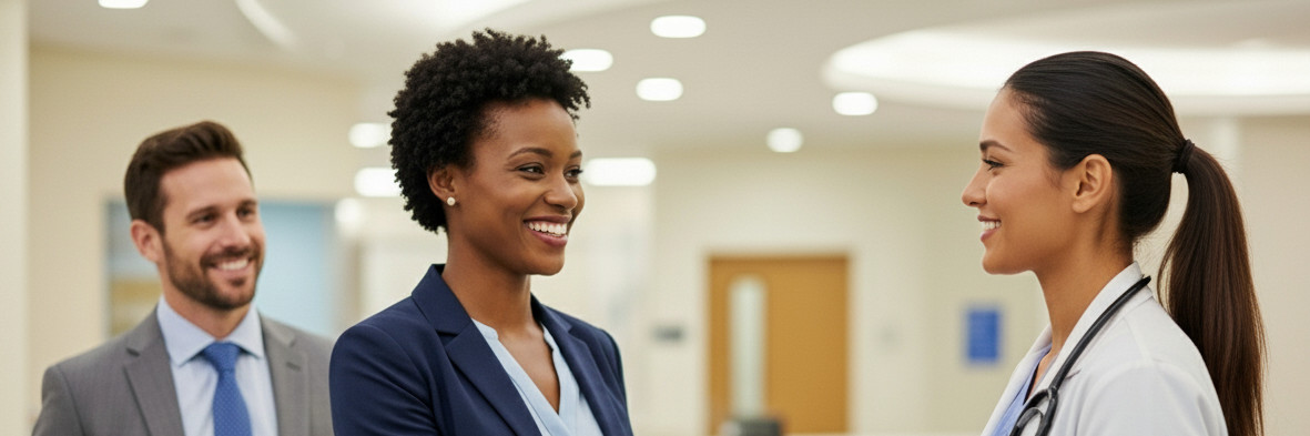 Happy, productive healthcare workers